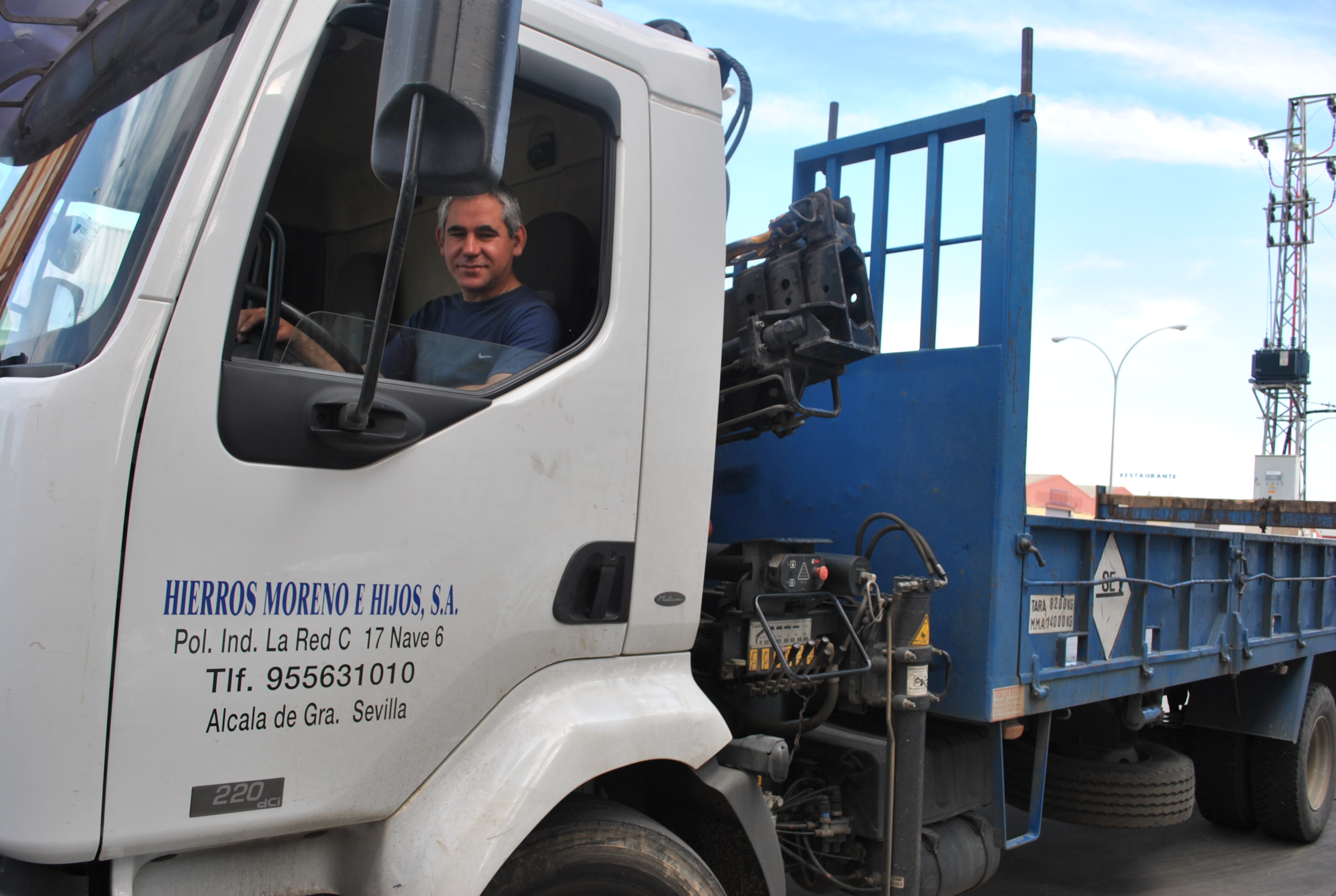 Transporte a domicilio de hierros